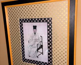 Oriental inspired wall art