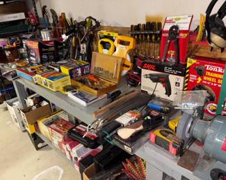 SO MANY TOOLS AND TOOL BENCHES FOR SALE