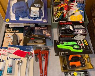 Brand new Stanley, Crescent and Gerber tools