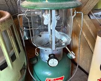 Vintage Coleman handheld kerosene lantern