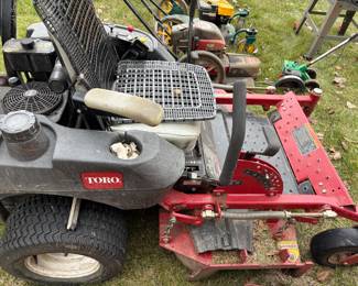 Toro zero turn lawn mower.