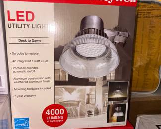 New in Box Honeywell LED dawn to dusk utility light