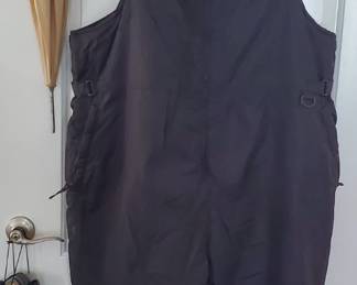 Ski Coveralls and goggles