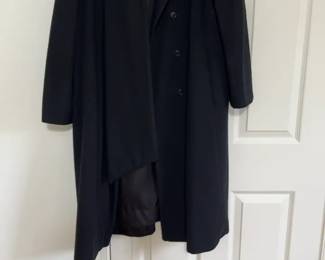 Black Overcoat A. Sachs for Perlette