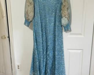 Vintage Embellished Evening Gown