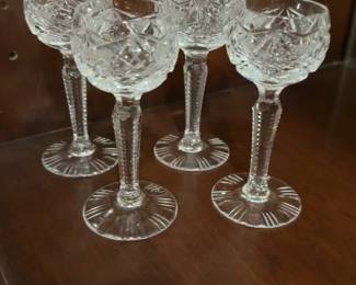 Crystal Cordial Glasses