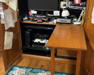Wooden Fold Up Office