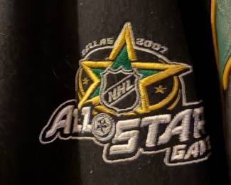 Dallas Stars 2007 All Star Game wool/leather varsity jacket