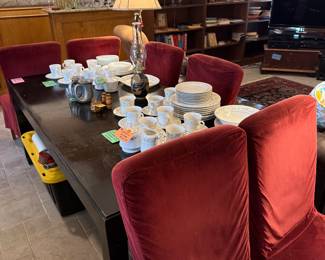 Dining table and 6 chairs