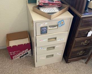File cabinets 