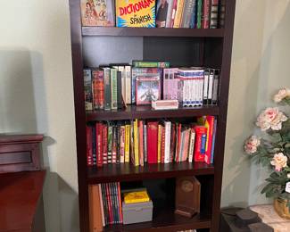 Books and bookcase 