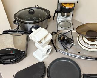 Small appliances and skillets!