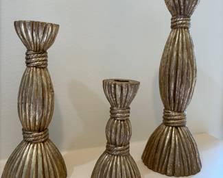 Trio of candlesticks