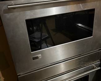 GE monogram double electric oven