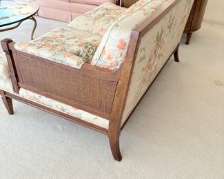 Another view of the two cushion loveseat