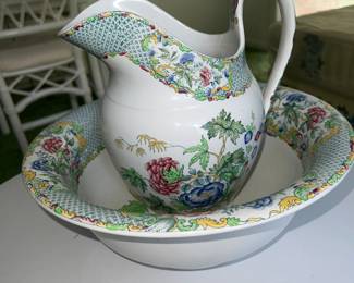 Copeland Spode Pitcher and Basin