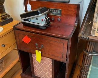 Functioning antique Motorola radio and record player (35” x 21” x 17”) $192 + tax