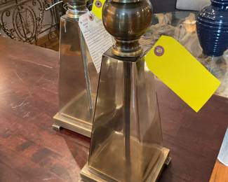 Restoration hardware inspired bronze candle holders (2) $140 + tax for set