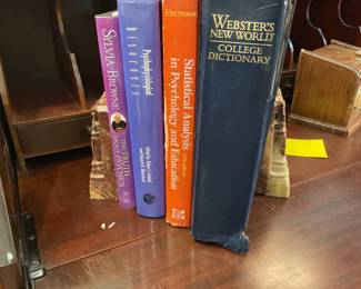 Carved marble bookends $50 + tax