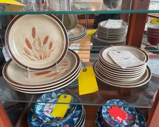 Autumn wheat stoneware $98.70 + tax