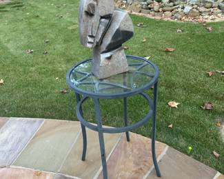 Table and sculpture 