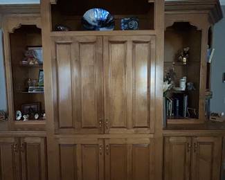 Huge custom built wall unit only