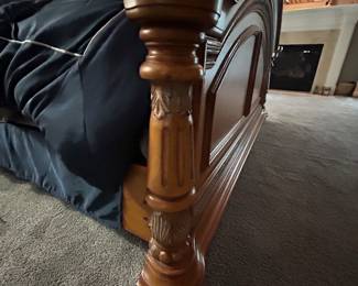 Bed detail.  Artwork in pic not for sale 