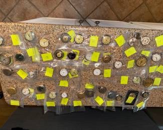 collection of pocket watches