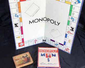 Antique Old Maid, Vintage Monopoly