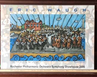 Eric Waugh 2006 Rochester Philharmonic Signed Art