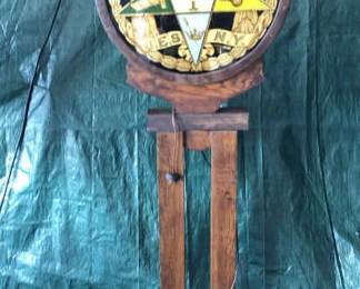 Antique Order Of Eastern Star Signet New York State Lighted Sign