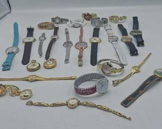 Mens And Ladies Wrist Watches Waltham, Whittaker, Elgin