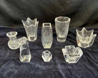 Clear Glass Waterford Orrefors Lot