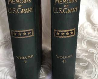 1st Ed. Personal Memoirs U.S.Grant Vol.1 & 2