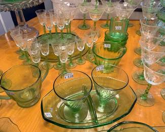 Depression Glass Sets