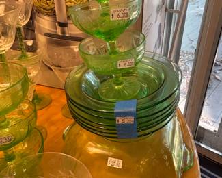 Depression Glass Sets