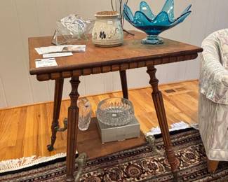 Antique Claw & Ball Foot Table