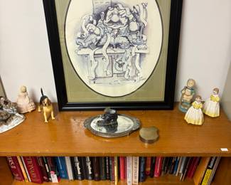 Books, Figurines 