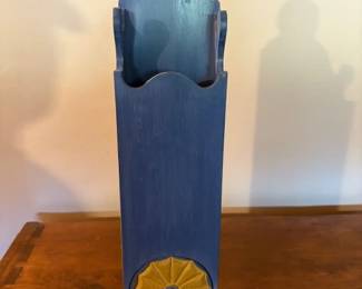 Milk painted folk art box