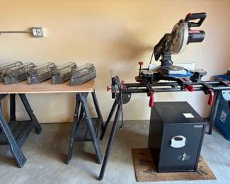 Craftsman table saw and Honeywell safe