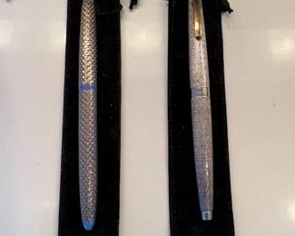 Shaeffer Lady Skripsert, ca 1960, and sterling fountain pens