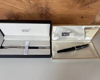 Mont Blanc Meisterstuck 145 Unicef fountain pen, 18K nib and Mont Blanc ca1960 fountain pen(SOLD)