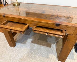 Custom built in Mexico desk. 