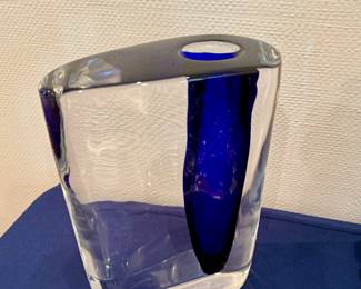 Important, Gino Cenedese murano Sasso vase. 