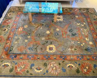 A fine Tufenkian wool rug “8x 10”.