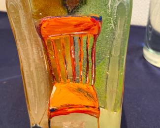 Stephanie Trenchard cast glass. 