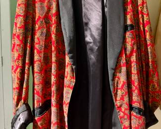 Vintage smoking jacket. 