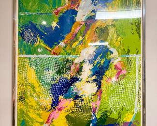 Leroy Neiman signed serigraph “Match Point” 