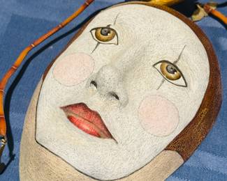 Peggy Bjerkan Art Ceramic Wall Mask