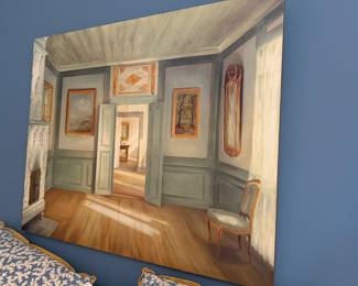 abrice De Villeneuve (1954 - ) Original Oil Painting on Canvas.